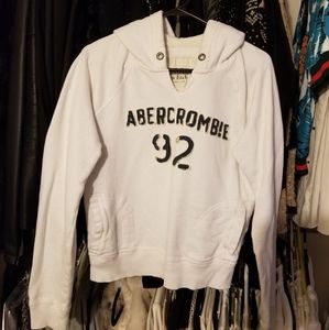Abercrombie & Fitch white hoodie